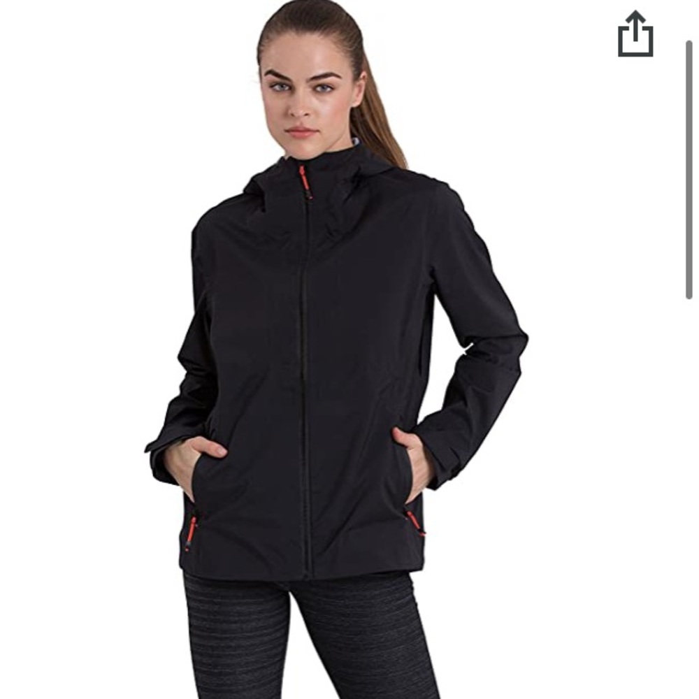 Nwt zakti 3 layer jacket size 10 black